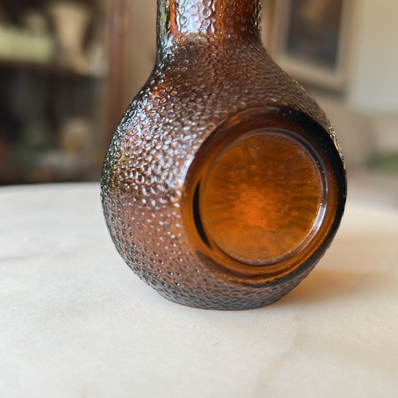 Vintage 1970’s Avon Spicy After Shave Decanter Cologne Brown Glass Bottle - Picture 9 of 9